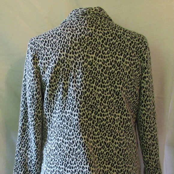 Elementz Petite Leopard Print Blazer Size Petite Large EUC - Picture 4 of 7